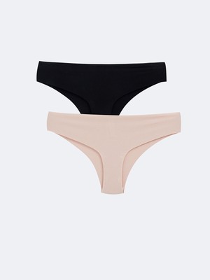 Lc Waikiki Yeni Sezon Düz Lazer Kesim Brazilian Külot 2'li