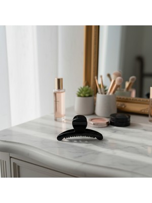 Mare Accessories Siyah Kavisli Mandal Toka