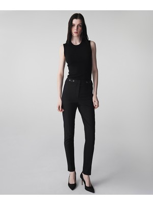 İpekyol Metal aksesuarlı skinny fit pantolon IS1260003166001