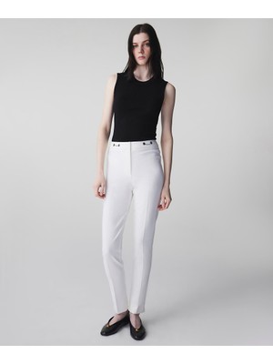 İpekyol Metal aksesuarlı skinny fit pantolon IS1260003166018