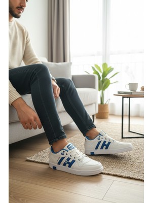 Enoch Erkek Şeritli Kolej Tarzı Spor Ayakkabı - Retro Street Sneaker