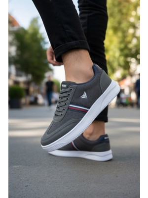 Enoch Erkek Şeritli Günlük Spor Ayakkabı - Rahat Kalıp Sokak Sneaker