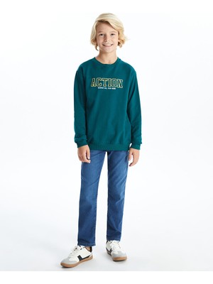 Lc Waikiki Yeni Sezon Bisiklet Yaka Erkek Çocuk Sweatshirt