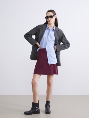 Lc Waikiki Yeni Sezon Beli Lastikli Triko Mini Etek