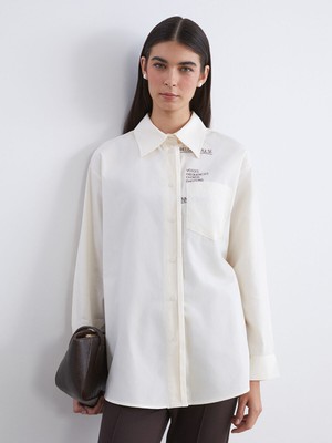 Lc Waikiki Yeni Sezon Baskılı Poplin Kadın Gömlek Tunik