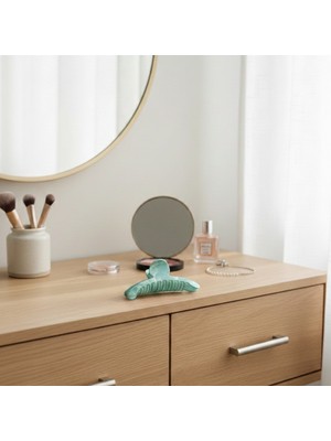 Mare Accessories Kavisli Mermer Dokulu Mandal Toka