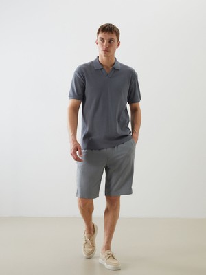 Lc Waikiki Yeni Sezon Standart Kalıp Keten Karışımlı Erkek Şort