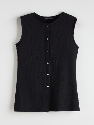 Lc Waikiki Yeni Sezon Bisiklet Yaka Dokulu Bluz