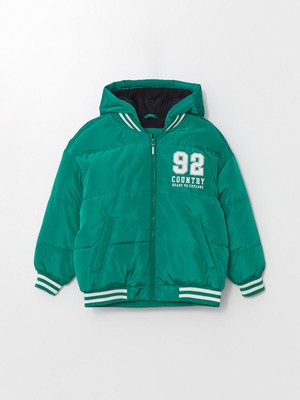 Lc Waikiki Yeni Sezon Kapüşonlu Erkek Çocuk Şişme Mont