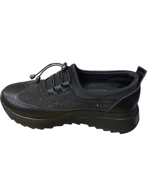 Güven Kundura Kadın Kalın Tabanlı Taşlı Kışlık Ayakkabı Full Ortepedi Kadın Kalın Tabanlı Taşlı Kışlık Ayakkabı Full Ortepedi