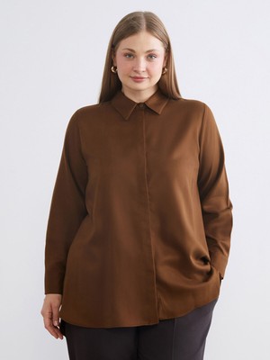 Lc Waikiki Yeni Sezon Modal Karışımlı Kadın Gömlek Tunik