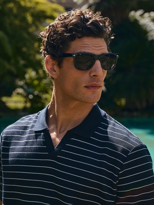 Lc Waikiki Yeni Sezon Polo Yaka Kısa Kollu Çizgili Erkek Tişört