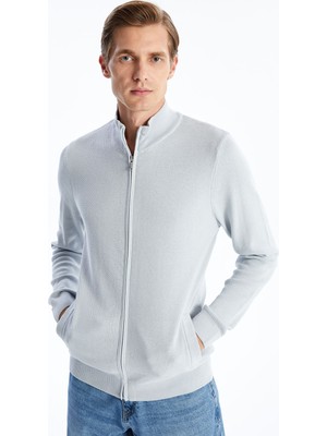 Lc Waikiki Yeni Sezon Standart Kalıp Dik Yaka Erkek Triko Hırka