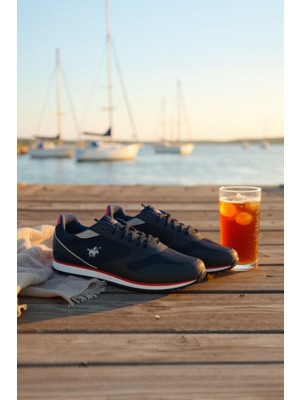 Enoch Erkek Tabanlı Retro Spor Ayakkabı Detaylı Günlük Sneaker