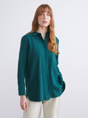 Lc Waikiki Yeni Sezon Modal Karışımlı Kadın Gömlek Tunik