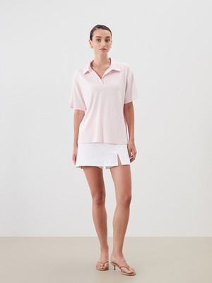 Lc Waikiki Yeni Sezon Beli Lastikli Kadın Jean Şort Etek