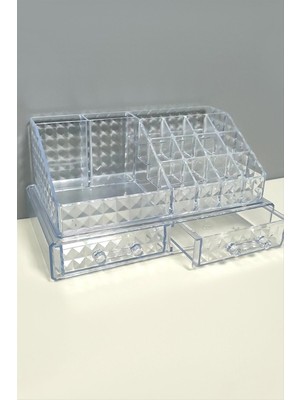 LTG Nova Black Stone 2 Çekmeceli Diamond Organizer Set