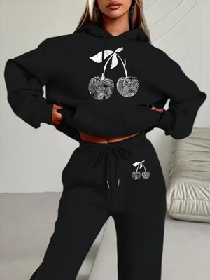 Sweet Cotton Unisex Özel Baskılı Hoodie Takım