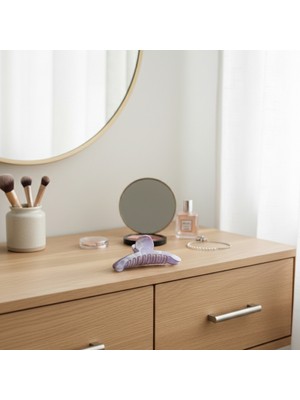 Mare Accessories Kavisli Mermer Dokulu Mandal Toka