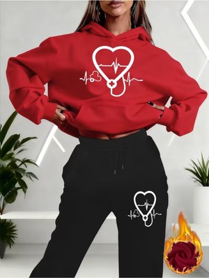 Sweet Cotton Unisex Baskılı Eşofman 2li Takım