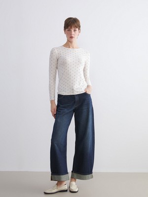 Lc Waikiki Yeni Sezon Bisiklet Yaka Puantiyeli Kadın Body