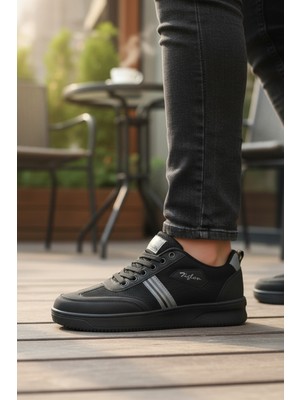 Enoch Erkek Şeritli Günlük Spor Ayakkabı - Rahat Kalıp Sokak Sneaker