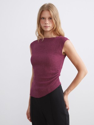 Lc Waikiki Yeni Sezon Kayık Yaka Dokulu Bluz