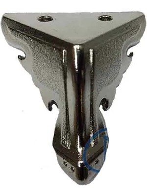 Pazarcan Ahşap, Mdf, Sunta Sandık Ayağı, Kutu Ayak 2,5 cm - Nikel