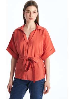 Lc Waikiki Yeni Sezon Oversize Modal Karışımlı Kadın Gömlek