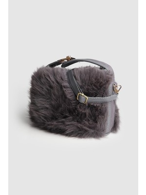 Septemmart Kadın Sacyas Peluş El ve Çapraz Çanta