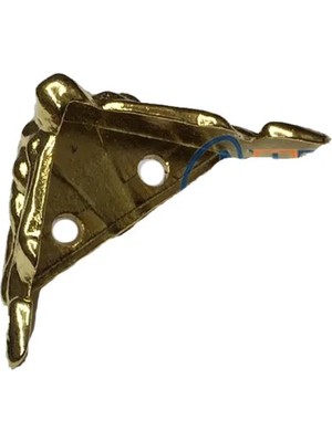 Pazarcan Köşe Etekli Sandık Ayağı, Kutu Ayak 1,5 cm - Sarı