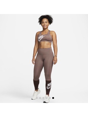 Nike One Women's High-Waisted Dance Leggings Yüksek Belli Kahverengi Kadın Tayt DZ4611-291