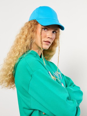 Lc Waikiki Yeni Sezon Yazı Nakışlı Kadın Kep Şapka