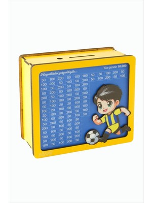 Bijuteri Net Taraftar Parabox 10.000 Tl Kumbara Para Biriktirme Kutusu