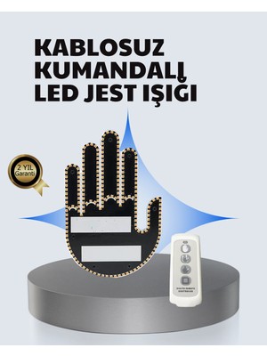 İlkyaz Fashion Uzaktan Kumandalı Çok Fonksiyonlu Araç LED Işığı ILKYZ-KRGRS34