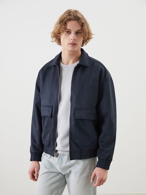 Lc Waikiki Yeni Sezon Rahat Kalıp Gömlek Yaka Süet Erkek Ceket