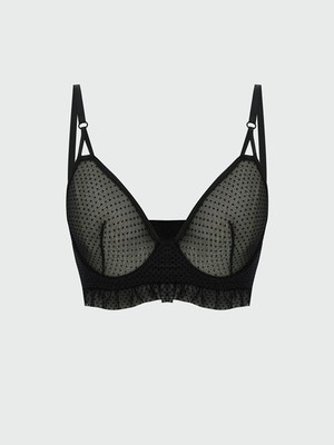 Lc Waikiki Yeni Sezon Balenli Dolgusuz Puantiyeli Fantezi Tişört Sütyen