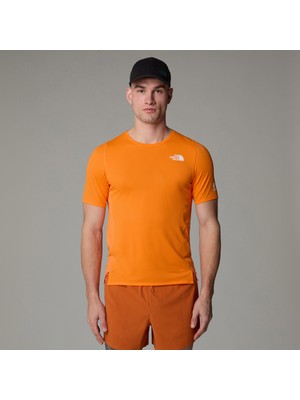 The North Face Summit High Trail Ss Erkek Turuncu Koşu T-Shirt.-