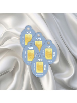 LEVA GOLD 5 Adet 0.50 gr 24 Ayar Nizipli Gram Altın