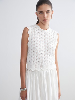 Lc Waikiki Yeni Sezon Bisiklet Yaka Ajurlu Kadın Triko Süveter