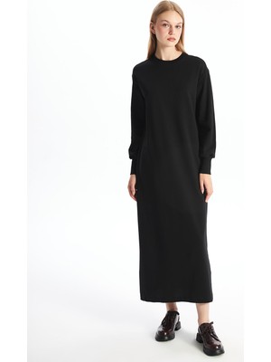 Lc Waikiki Yeni Sezon Bisiklet Yaka Kadın Sweatshirt Elbise