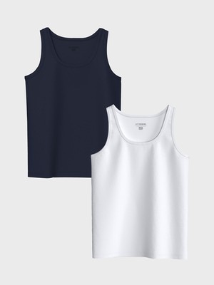 Lc Waikiki Yeni Sezon Bisiklet Yaka Erkek Çocuk Atlet 2'li