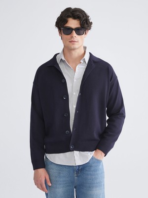 Lc Waikiki Yeni Sezon Standart Kalıp Polo Yaka Erkek Triko Hırka