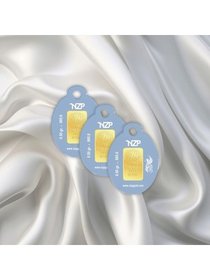 LEVA GOLD 3 Adet 0.50 gr 24 Ayar Nizipli Gram Altın