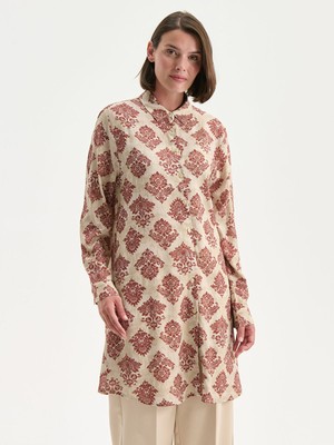 Lc Waikiki Yeni Sezon Desenli Kadın Gömlek Tunik