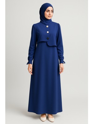 Beyza Giyim Beyza Düğmeli Elbise