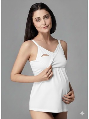 Eros Kadın Pamuklu Açılabilir Emzirme Atleti ERSK510