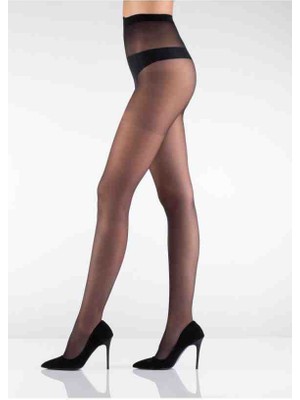 Italiana 2 Li Süper 15 Den 500 Siyah Külotlu Çorap