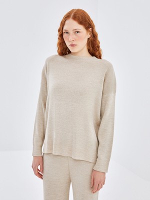 Lc Waikiki Yeni Sezon Bisiklet Yaka Kadın Triko Kazak