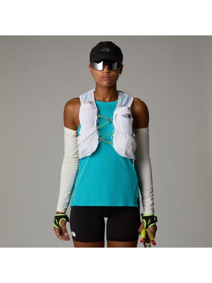 The North Face Summit Run Vest 5 Unisex Beyaz Koşu Yeleği Standart Kalıp ile Konforlu Performans